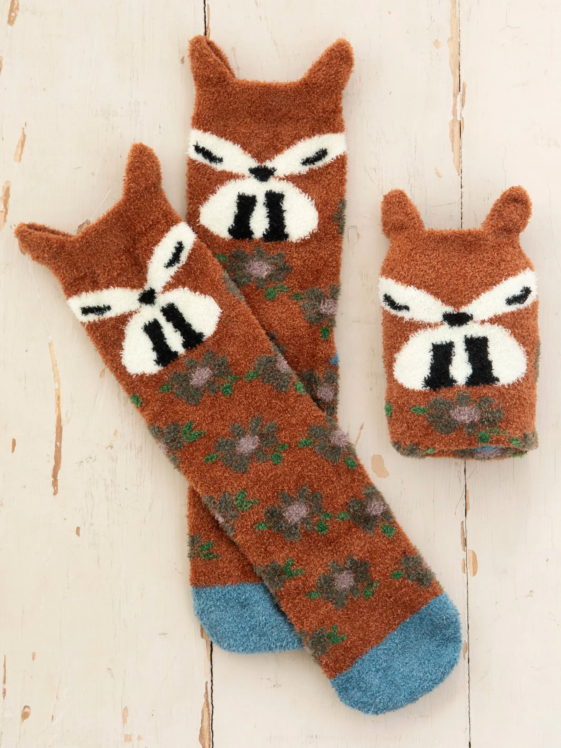 women's pajamas with a modern twistCozy Socks - Rust Fox