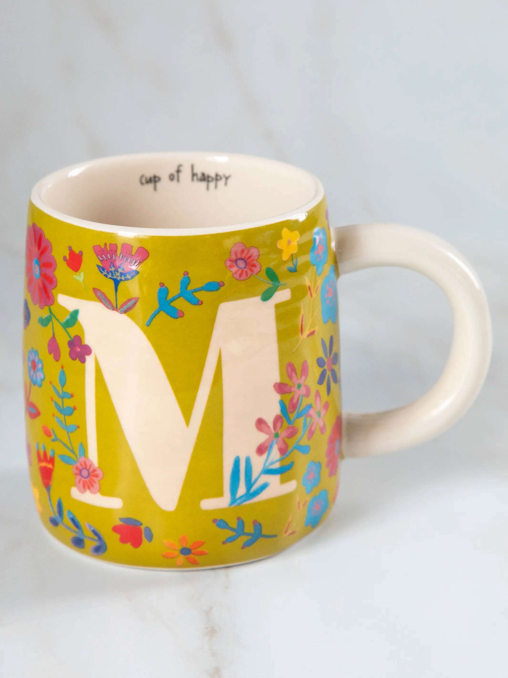 women's pajamas for travelFloral Initial Mug - M