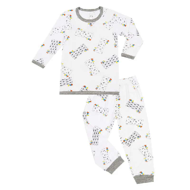 women's pajamas with pocketsPyjamas Set Buddy-Me Everywhere Milk + Buddy-Me Everywhere Milk